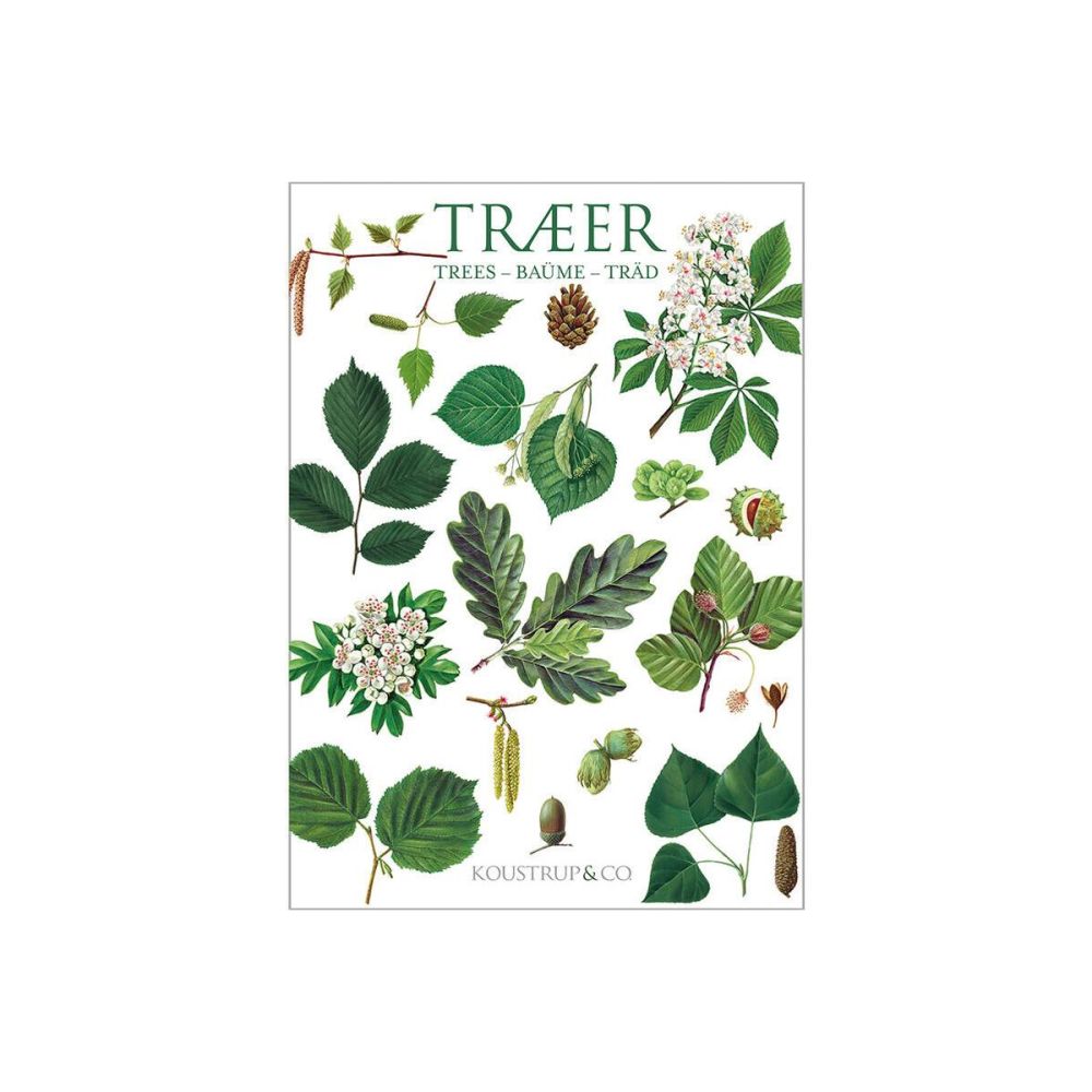 8 stk Dobbeltkort Træer