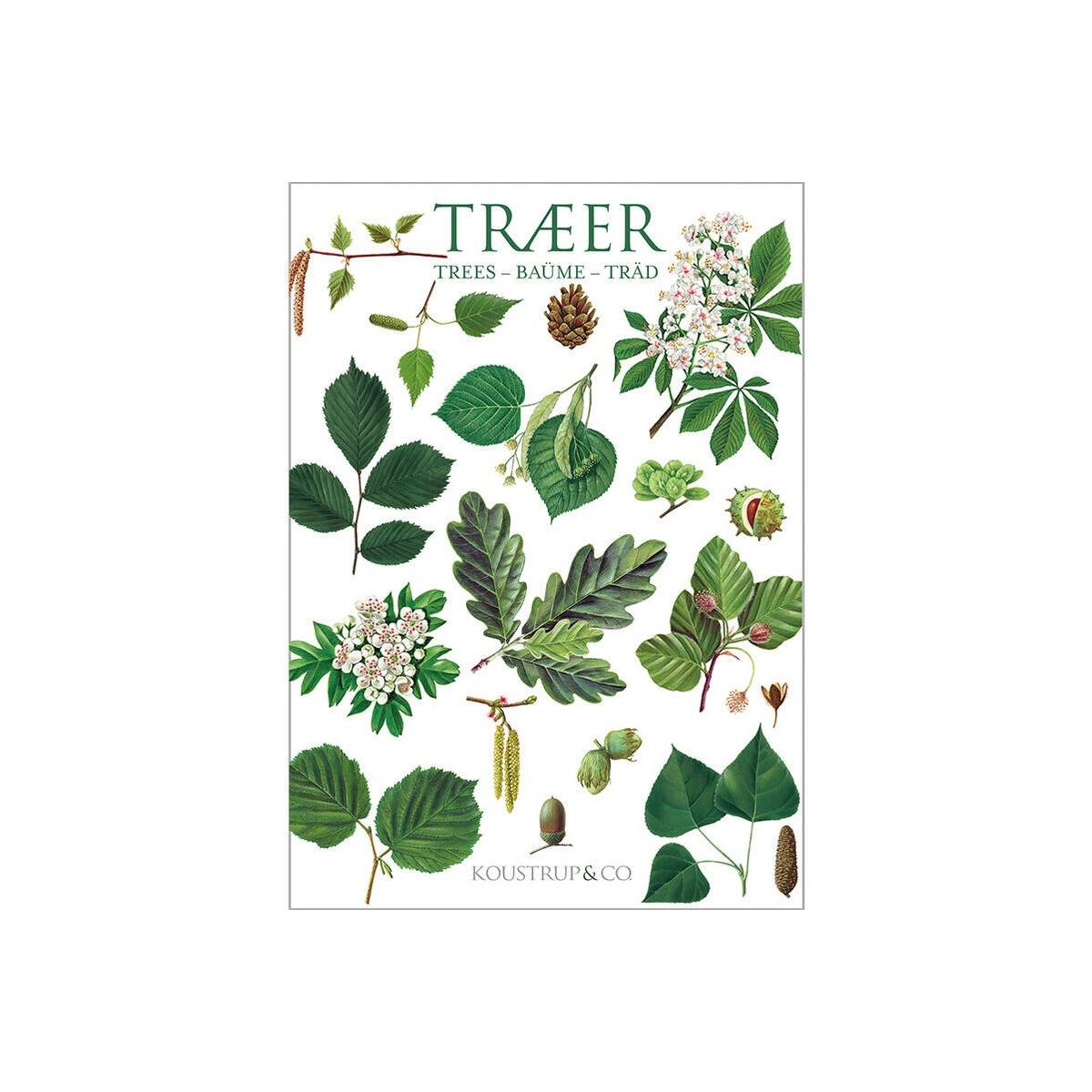 8 stk Dobbeltkort Træer