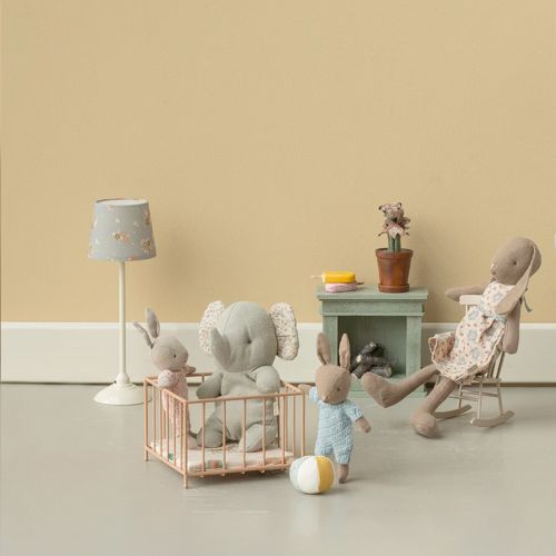 Maileg Kravlegård str. Micro i Mørk rosa