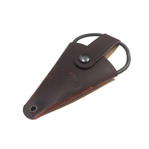 Havesaks i læder etui