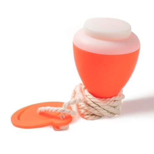 Dëna Snurretop Rød - selvlysende