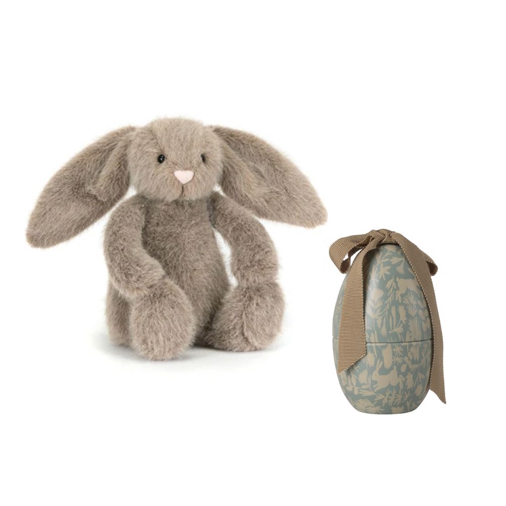 Pakketilbud Maileg Påskeæg Blå og Jellycat Kanin