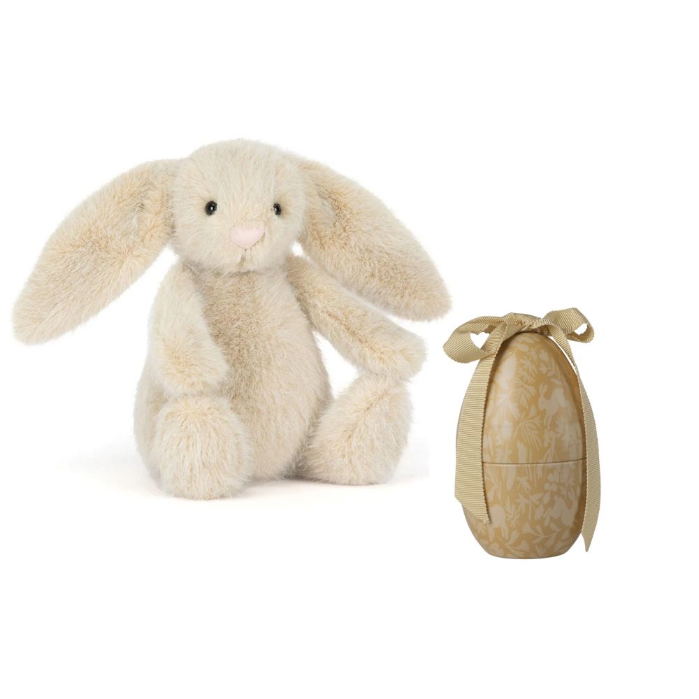 Pakketilbud Maileg Påskeæg Gul og Jellycat Kanin