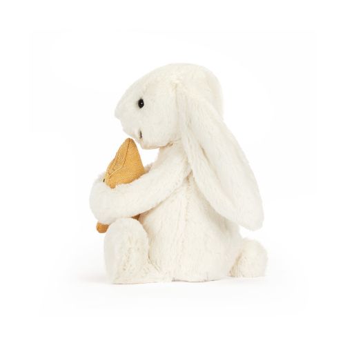 Jellycat Kanin Bashful Creme med Stjerne 31 cm
