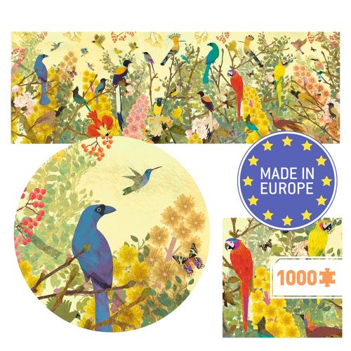 Djeco Puslespil 1000 brikker Peaceful brids