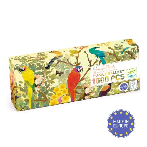 Djeco Puslespil 1000 brikker Peaceful brids