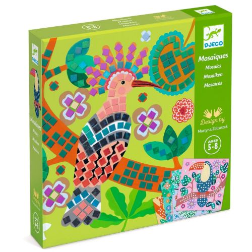  Djeco Mosaik Kreativsæt Trætoppe junglens fugle (D9419) 