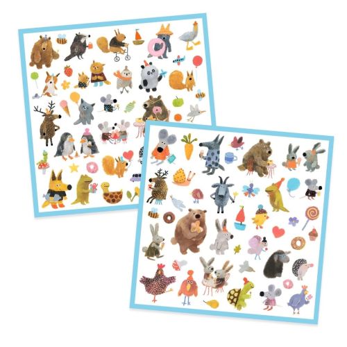 Djeco Klistermærker Fluffy venner