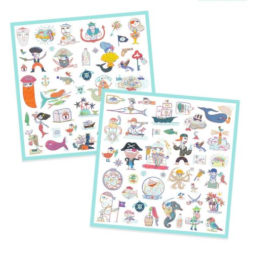 Djeco Klistermærker Pirate attack