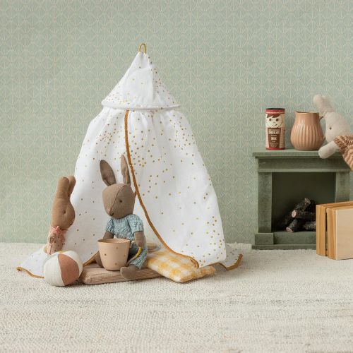 Maileg Miniature sengehimmel creme