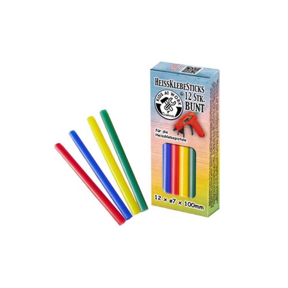 Corvus farvet Limstifter 7mm 12 stk