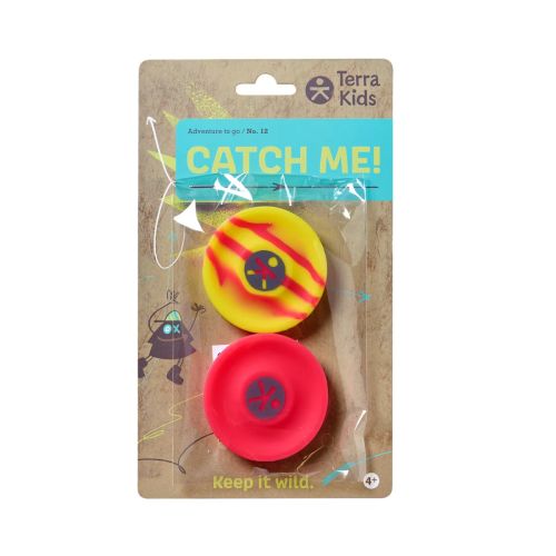 Terra Kids Mini Frisbee 2 stk i Silikone - Pink