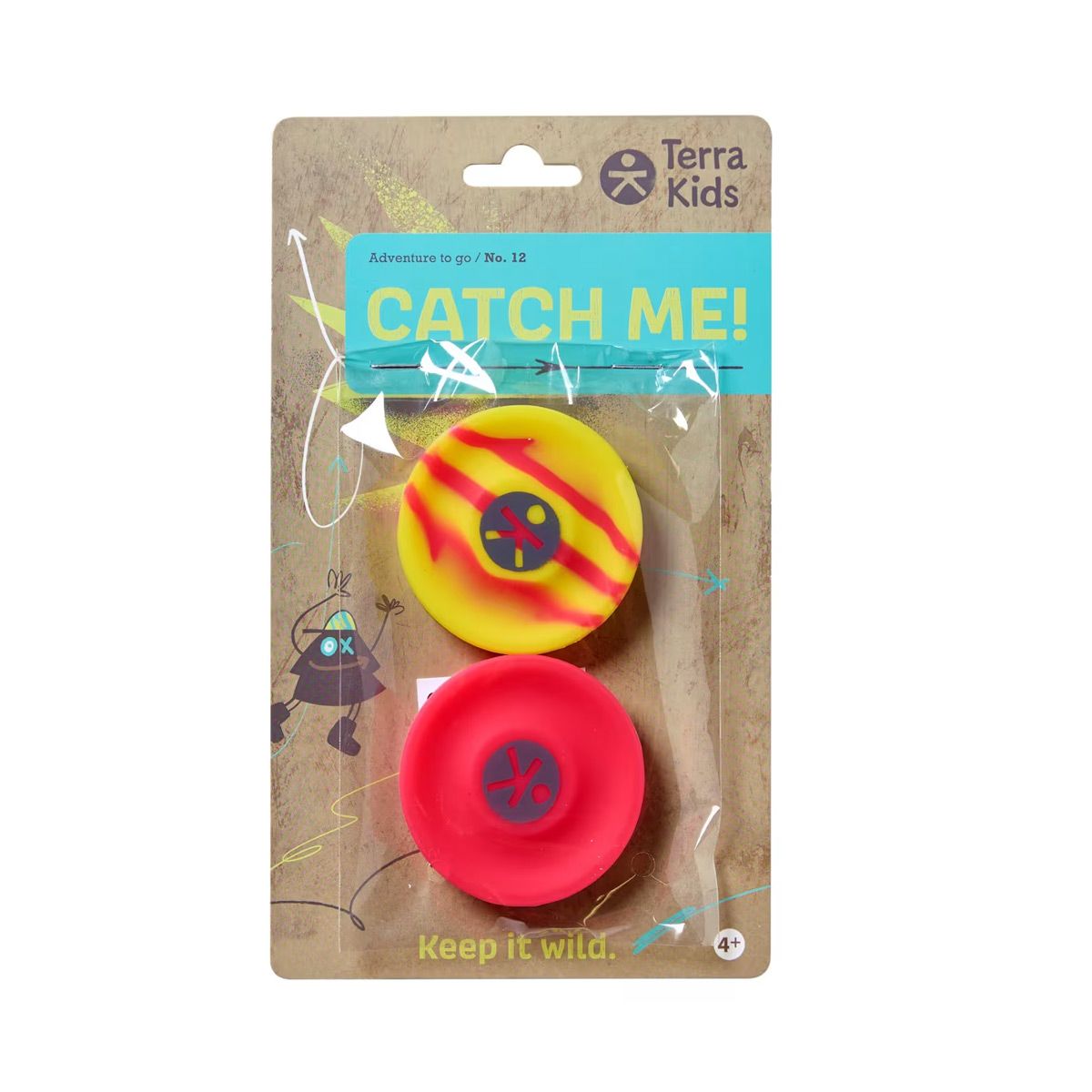 Terra Kids Mini Frisbee 2 stk i Silikone - Pink