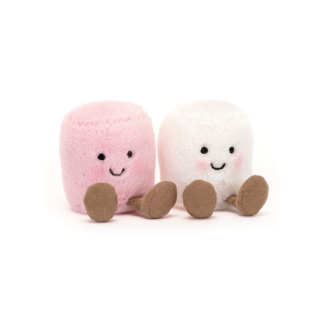 Jellycat Amuseable Skumfiduser Pink og Hvid 