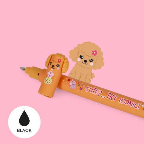LEGAMI Sletbar gel pens 3 pak Fur-ever friends