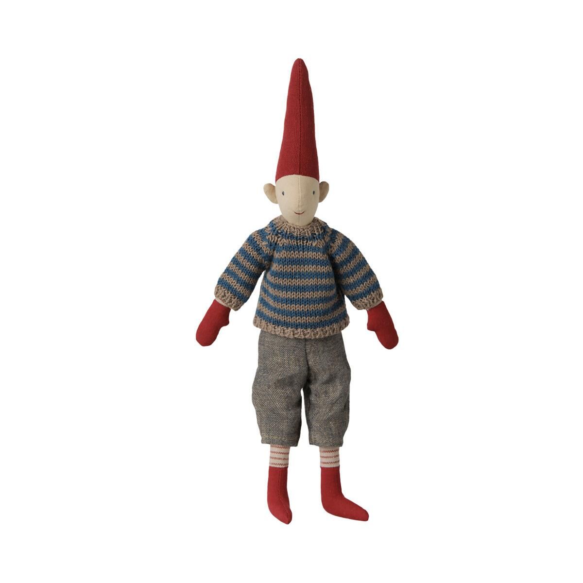 Maileg Mini nisse 2026 Size 2 Dreng - Strikket sweater