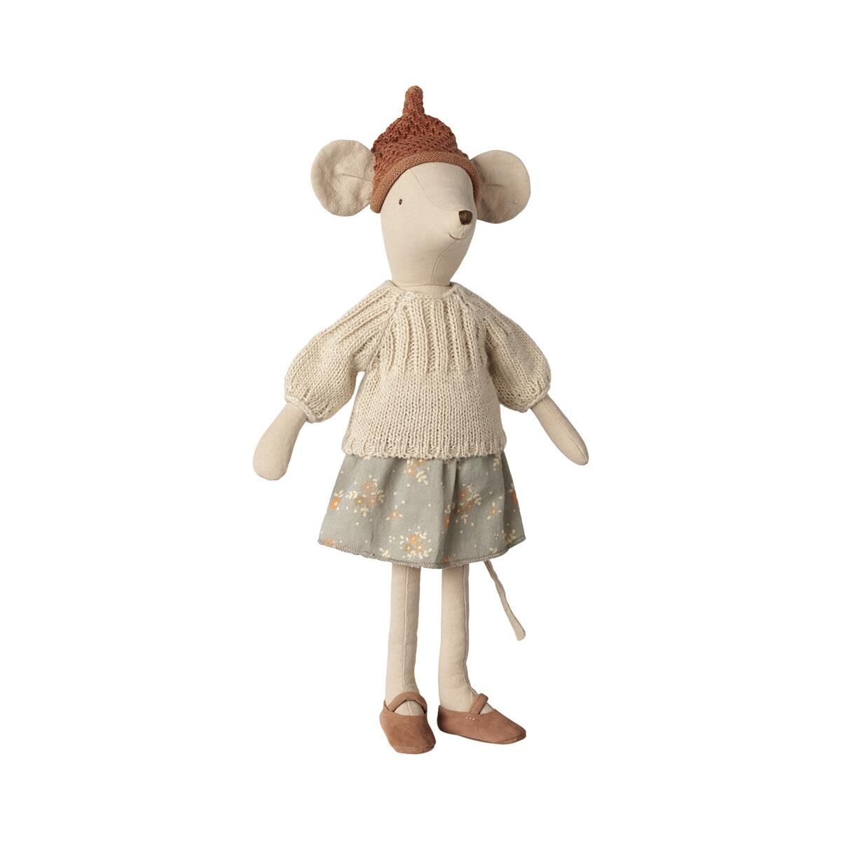 Maileg Mus Medium 2026 - Nederdel og sweater