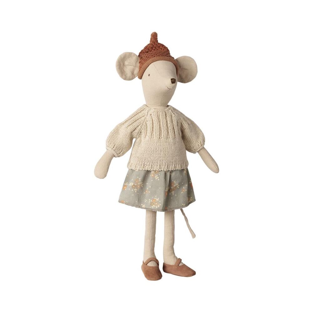 Maileg Mus Medium 2026 - Nederdel og sweater