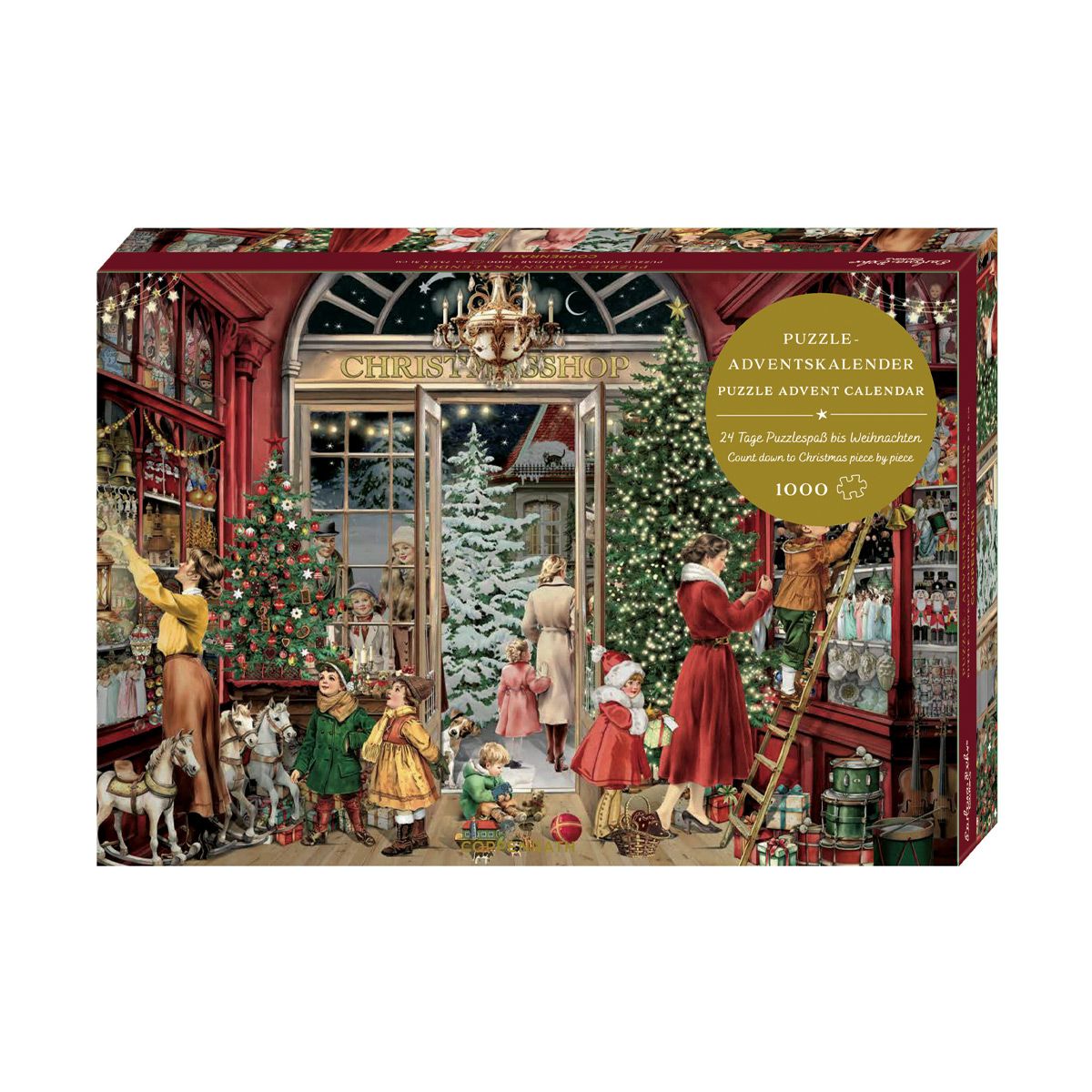 Puslespil Julekalender Christimas Shop 1000