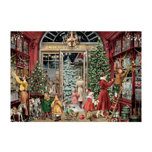 Puslespil Julekalender Christimas Shop 1000