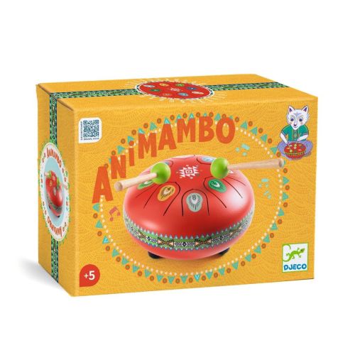 Djeco Animambo Tongue Tromme i Metal - 8 toner