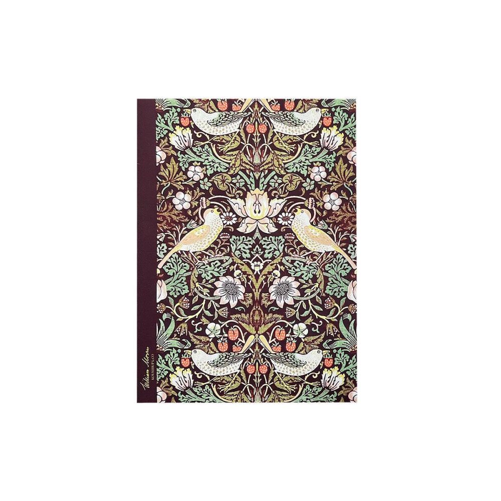 Notesbog Linjeret William Morris Strawberry Thief