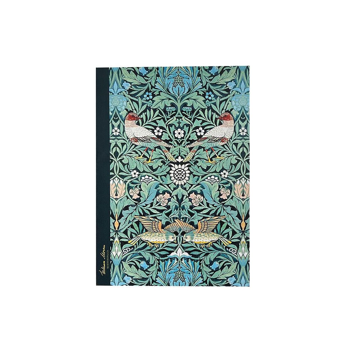 Notesbog Linjeret William Morris Bird Green