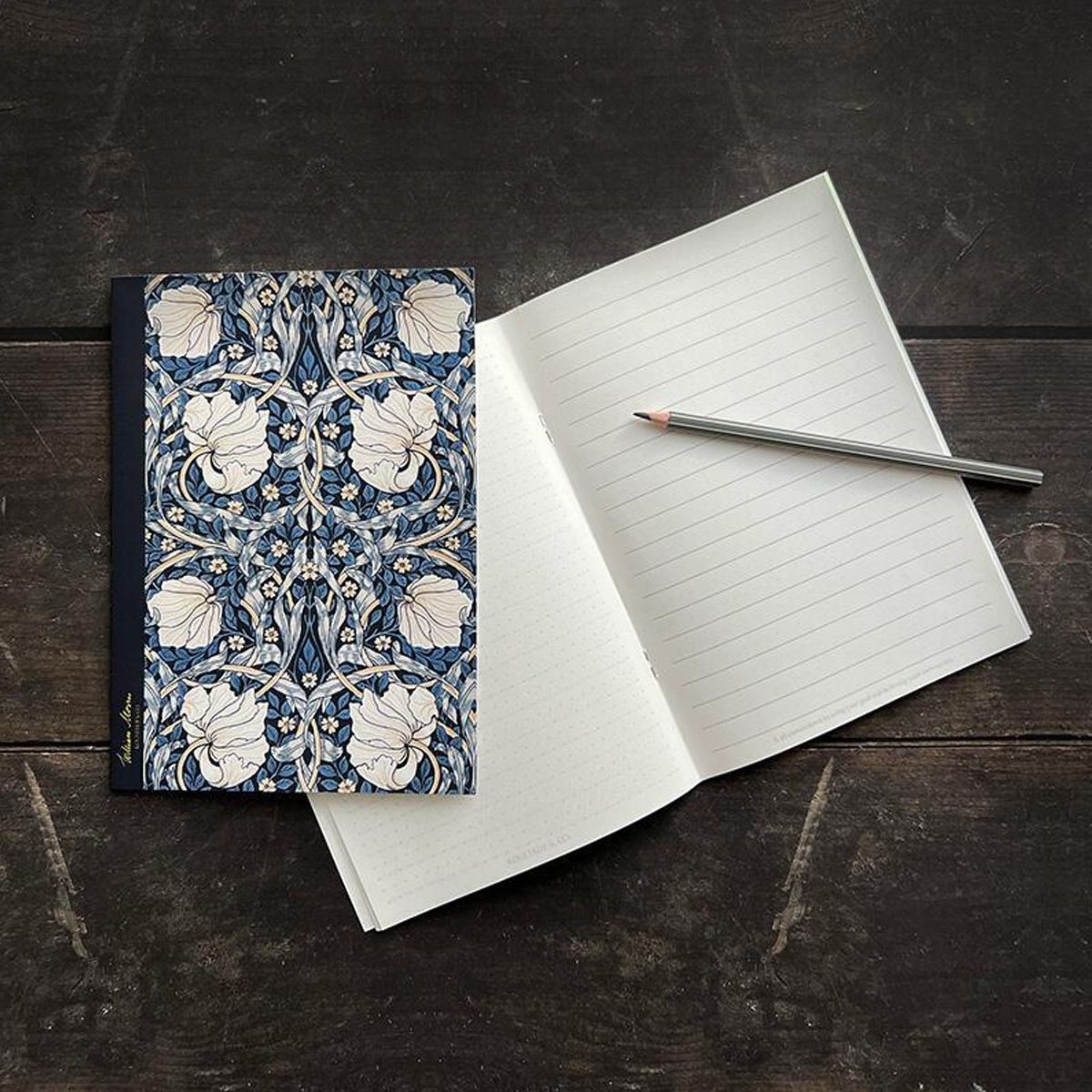 Notesbog Linjeret William Morris Pimpernel