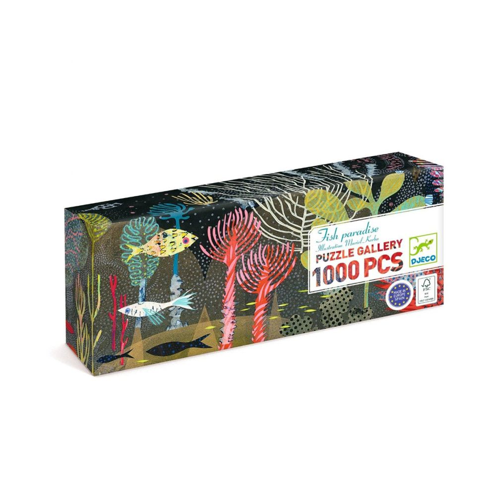 Djeco Puslespil 1000 brikker Fish Paradise