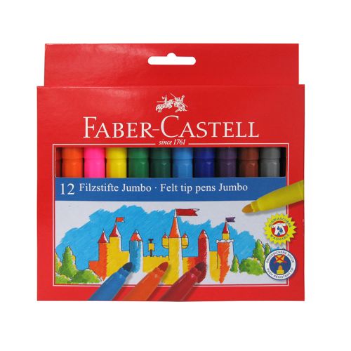 Faber Castell jumbo tusser 12 stk
