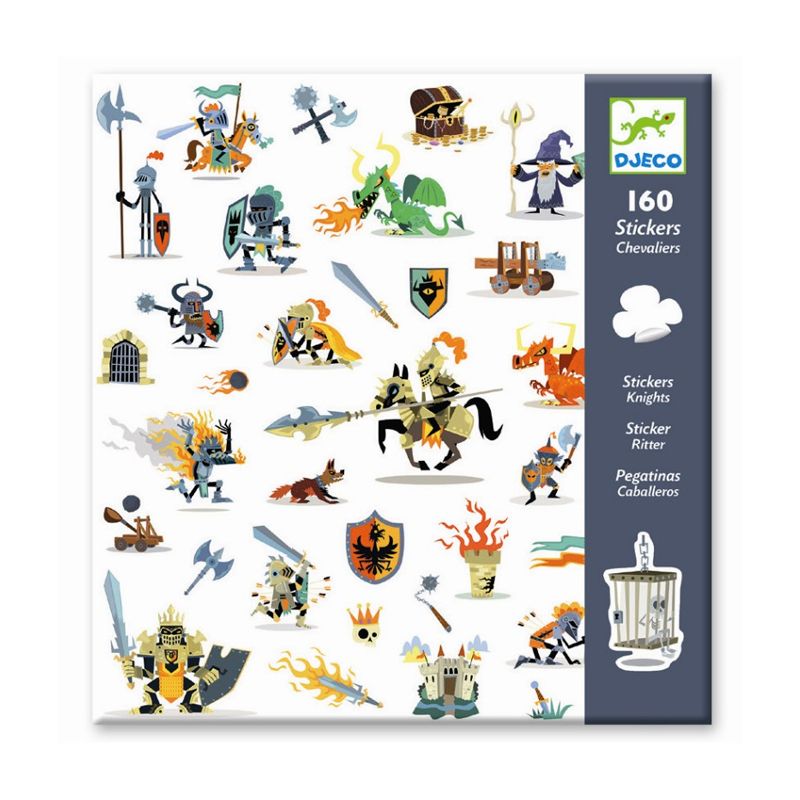  Djeco Klistermærker Ridder (D8886) 