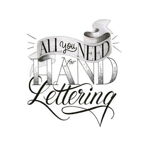 All you need for handlettering