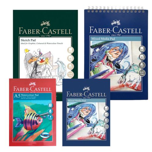 Faber-Castell tegneblokke og papir