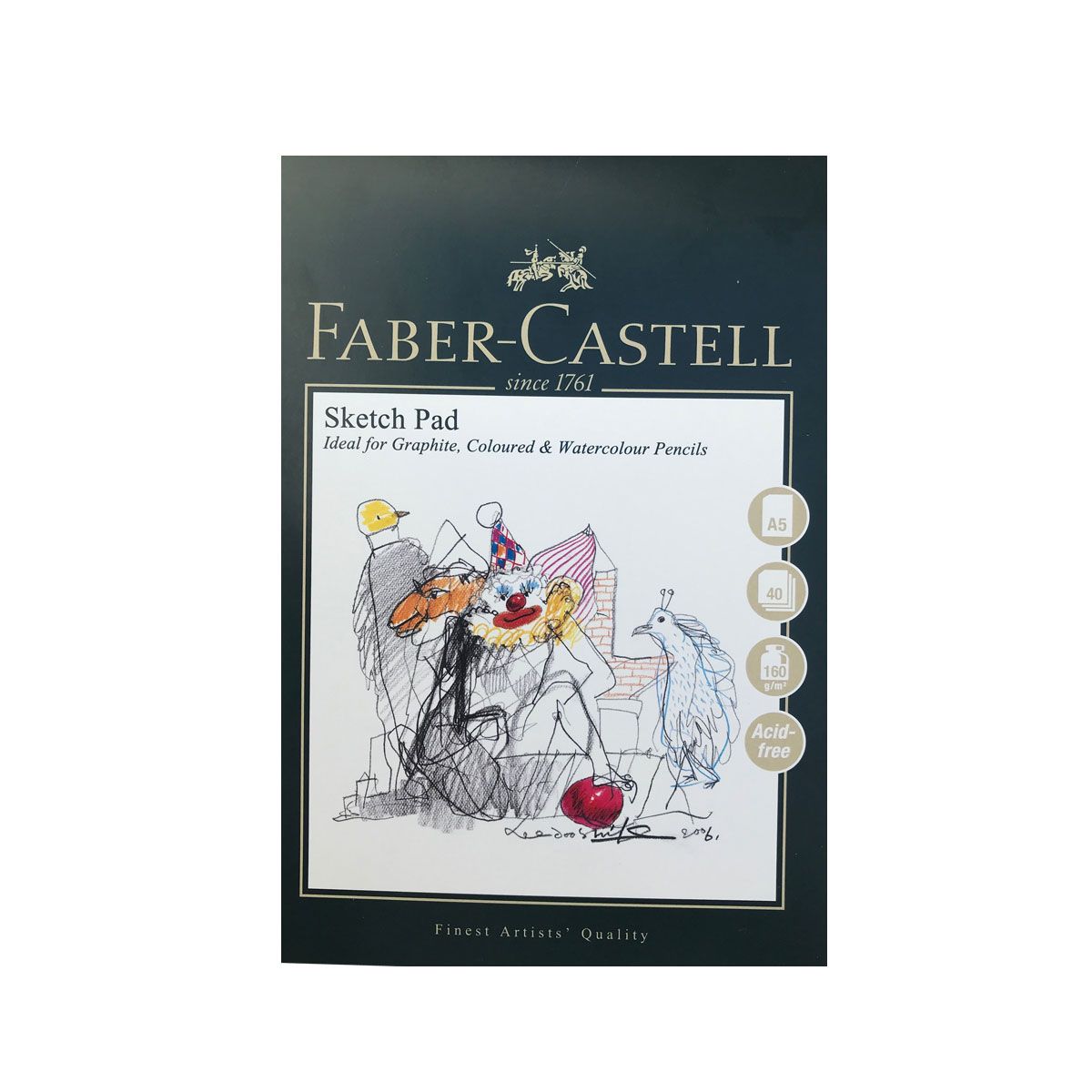 tegneblok med syrefrit papir fra Faber-Castell